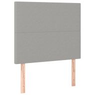 Боксспринг легло с матрак, светлосиво, 100x200 см, плат