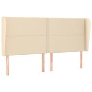 Боксспринг легло с матрак, кремаво, 200x200 см, плат