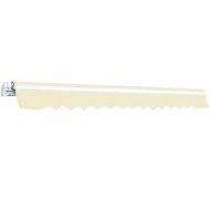 Сгъваема тента с ръчно задвижване, 400 см, кремава