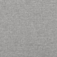 Горна табла за легло с уши, светлосива,93x23x78/88 см, плат