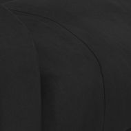 Електрически реклайнер стол, черен, кадифе