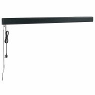 Прибираща се тента оранжево и кафяво 3,5x2,5 м плат и алуминий