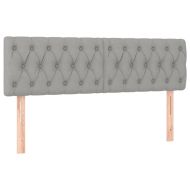 Боксспринг легло с матрак, светлосиво, 140x190 см плат