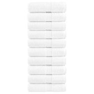 Премиум кърпи за пране SOLUND 10 бр. бели 30x30 см 600 г/м²