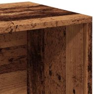 LP Кутия за съхранение на старо дърво 69,5x34x36 cm
