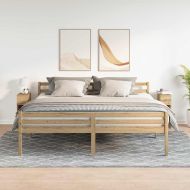 Нощни шкафчета с чекмеджета, 2 бр, дъб артизан, 20x36x60 см