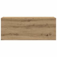 Стенен шкаф за баня, дъб артизан, 100x25x40 см, инженерно дърво