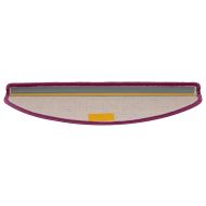 Изтривалки за стълби, 15 бр., 65x21x4 см, розови, полукръгли, големи