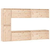 ТВ Шкафове, 6 бр, бор масив