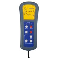 Електрически масажен стол, черен, текстил