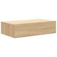 ТВ шкаф с LED осветление, дъб сонома, 60x35x15,5 см