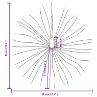 Коледни звездни светлини 140 LED студено бяло 17 см