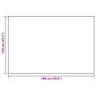 Килим за открито, ARAKIL бяло и черно, 120x180 см, PP