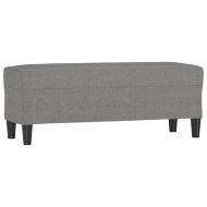 Пейка, тъмносива, 100x35x41 см, плат