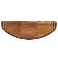 Самозалепващи стелки за стълби, 10 бр, 65x21x4 см, кафяви