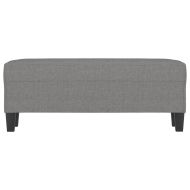 Пейка, тъмносива, 100x35x41 см, плат