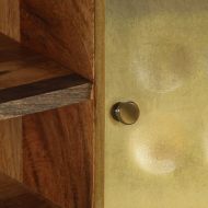 ТВ шкаф, мангово дърво масив, 120x30x45 cм