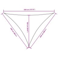 Платно-сенник, Оксфорд плат, триъгълно, 2,5x2,5x3,5 м, теракота