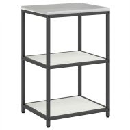 Комплект за кухненско съхранение с рафт с врата 2 pcs Бяло