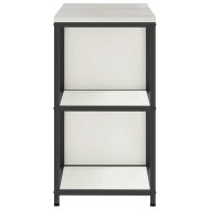 Комплект за кухненско съхранение с рафт с врата 2 pcs Бяло