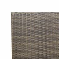 Струпваеми градински столове 4 pcs Сив и кафяв 54 x 56 x 90 см