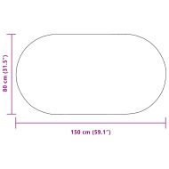 Килим ZIZUR Крем 150 x 80 cm Полипропилен