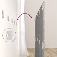 Горна табла за легло с шкафчета, сив сонома, инженерно дърво