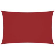 Платно-сенник, Оксфорд текстил, правоъгълно, 2,5x5 м, червено