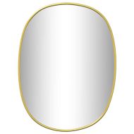 Стенно огледало злато 30x25 см