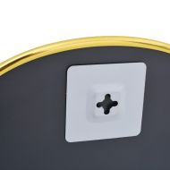 Стенно огледало злато 30x25 см