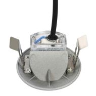 Фасадни LED аплици, 6 бр, 2 W, сребристи, кръгли