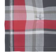 Стифиращи градински столове с възглавници 8 бр тик масив