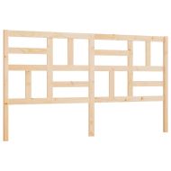 Горна табла за легло, 206x4x104 см, бор масив