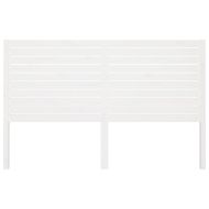 Горна табла за легло, бяла, 186x4x100 см, бор масив