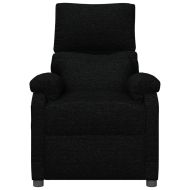 Електрически масажен стол, черен, текстил