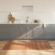 Килим, правоъгълен, натурален, 100x200 см, бамбук