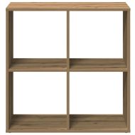 Разделител за стая / библиотека, дъб артизан, 69,5x29x69,5 см
