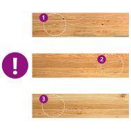 Стълбищни стъпала, 12 бр, светлокафяви, 100x30x2 см, дъб масив