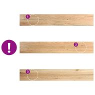 Прозоречни первази, 2 бр, 160x30x2 см, необработен масивен дъб