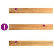 Прозоречни первази, 2 бр, светлокафяви, 160x20x2 см, дъб масив