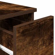 Нощно шкафче с чекмедже, опушен дъб, 20x36x60 см