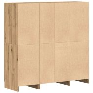 Комплект кухненски шкафове 3 части дъб артизан инженерно дърво