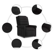 Наклоняем стол, черен, текстил