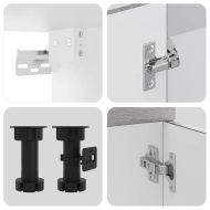 Комплект кухненски шкафове от 11 части Porto, инженерно дърво