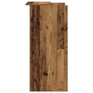 Приемно бюро, старо дърво, 55x50x103,5 см, инженерно дърво