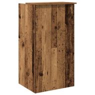 Приемно бюро, старо дърво, 55x50x103,5 см, инженерно дърво