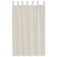 Пердета от воал с горна част, 2 бр, кремаво