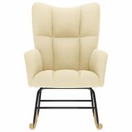 Люлеещ стол, кремав, текстил