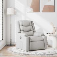 Recliner Chair Cloud Grey Fabric