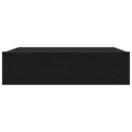 ТВ шкаф с LED осветление, черен дъб, 60x35x15,5 см